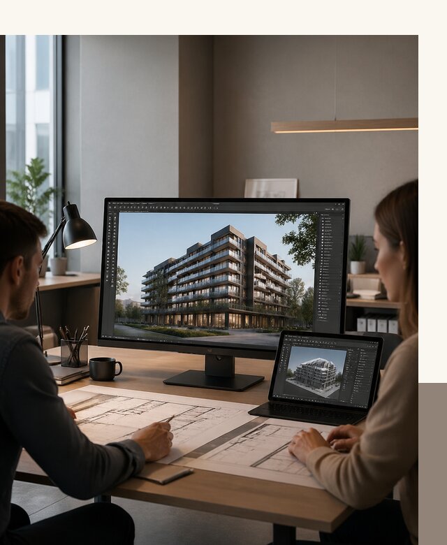 3D визуализация архитектуры и объектов строительства в Тихорецке