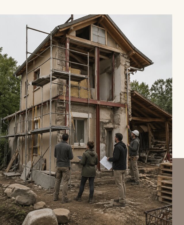 Реконструкция загородного дома под ключ в Тихорецке от бюро