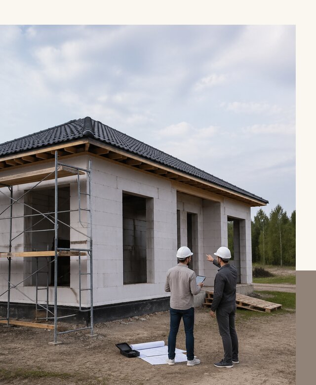 Проектирование одноэтажных домов из газобетона в Тихорецке